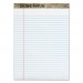 TOPS 74880 Second Nature Recycled Pads, 8 1/2 x 11 3/4, White, 50 Sheets, Dozen TOP74880