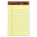 TOPS 7501 The Legal Pad Ruled Perforated Pads, 5 x 8, Canary, 50 Sheets, Dozen TOP7501
