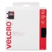 Velcro 90081 Sticky-Back Hook and Loop Fastener Tape with Dispenser, 3/4 x 15 ft. Roll, Black VEK90081
