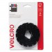 Velcro 90089 Sticky-Back Hook and Loop Dot Fasteners, 5/8 Inch, Black, 75/Pack VEK90089