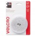 Velcro 90087 Sticky-Back Hook and Loop Fastener Tape with Dispenser, 3/4 x 5 ft. Roll, White VEK90087