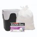 Handi-Bag HAB6FW130 Handi-Bag Super Value Pack, 8gal, 0.6mil, 22 x 24, White, 130/Box WBIHAB6FW130