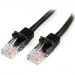 StarTech.com 45PATCH3BK 3ft Cat5e Snagless UTP Patch Cable