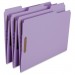 Smead 12440 Lavender Colored Fastener File Folders with Reinforced Tabs SMD12440