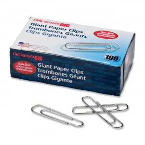 OIC 99915 Giant-size Non-skid Paper Clips OIC99915