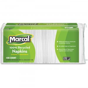 Marcal Small Steps 6506CT Recycled Luncheon Napkin MRC6506CT