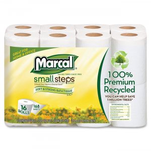 Marcal Small Steps 16466CT Recycled Premium Bath Tissue MRC16466CT