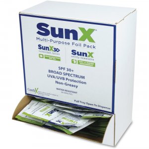 SunX CTSS010661 Single-Use Lotion/Towelette Combo in Wall-mount Dispenser SUXCTSS010661