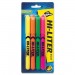 Avery 23545 Hi-Liter Fluorescent Pen Style Highlighters AVE23545
