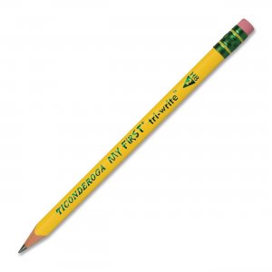 Ticonderoga 13082 Tri-Write Beginner No. 2 Pencils DIX13082