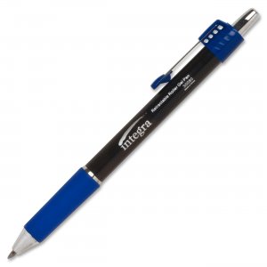 Integra 30080 Retractable Roller Gel Pen with Metal Clip ITA30080