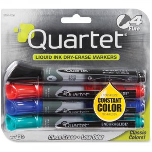 Quartet 5001-10M EnduraGlide Dry-Erase Markers QRT500110M
