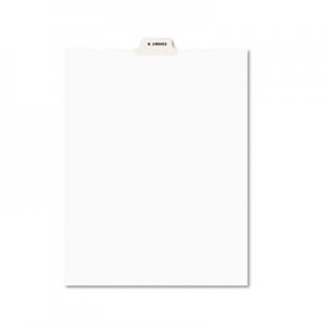 Avery 12391 Avery-Style Preprinted Legal Bottom Tab Dividers, Exhibit R, Letter, 25/Pack AVE12391
