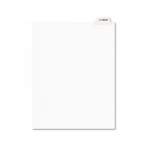 Avery 12389 Avery-Style Preprinted Legal Bottom Tab Dividers, Exhibit P, Letter, 25/Pack AVE12389