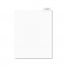 Avery 11950 Avery-Style Preprinted Legal Bottom Tab Divider, Exhibit K, Letter, White, 25/PK AVE11950