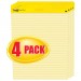 Post-it Easel Pads MMM561VAD4PK Self-Stick Easel Pads, Ruled, 25 x 30, Yellow, 4 30-Sheet Pads/Carton 561