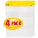 Post-it Easel Pads MMM560VAD4PK Self-Stick Easel Pads, Quadrille, 25 x 30, White, 4 30-Sheet Pads/Carton 560