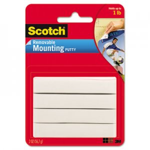 Scotch 860 Adhesive Putty, Nontoxic, 2 oz MMM860