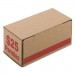 PM Company 61001 Corrugated Cardboard Coin Storage w/Denomination Printed On Side, Red PMC61001