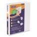 Stride 87010 QuickFit by Stride D-Ring View Binder, 1" Capacity, 8 1/2 x 11, White STW87010