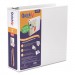 Stride 87050 QuickFit by Stride D-Ring View Binder, 3" Capacity, 8 1/2 x 11, White STW87050