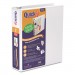 Stride 87030 QuickFit by Stride D-Ring View Binder, 2" Capacity, 8 1/2 x 11, White STW87030