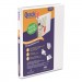Stride 87000 QuickFit by Stride D-Ring View Binder, 5/8" Capacity, 8 1/2 x 11, White STW87000
