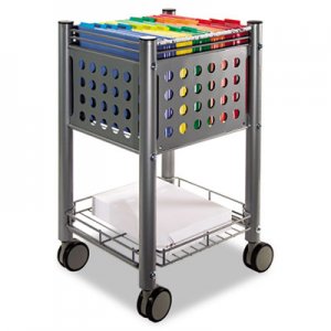 Vertiflex VF52002 Sidekick File Cart, One-Shelf, 13 3/4w x 15 1/2d x 26 1/4h, Matte Gray