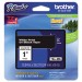 Brother P-Touch TZE355 TZe Standard Adhesive Laminated Labeling Tape, 1w, White on Black BRTTZE355