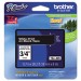 Brother P-Touch TZE345 TZe Standard Adhesive Laminated Labeling Tape, 3/4w, White on Black BRTTZE345