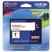 Brother P-Touch TZE252 TZe Standard Adhesive Laminated Labeling Tape, 1w, Red on White BRTTZE252