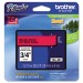 Brother P-Touch TZE441 TZe Standard Adhesive Laminated Labeling Tape, 3/4w, Black on Red BRTTZE441