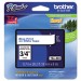 Brother P-Touch TZE243 TZe Standard Adhesive Laminated Labeling Tape, 3/4w, Blue on White BRTTZE243