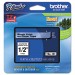 Brother P-Touch TZE131 TZe Standard Adhesive Laminated Labeling Tape, 1/2w, Black on Clear BRTTZE131