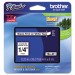 Brother P-Touch TZE211 TZe Standard Adhesive Laminated Labeling Tape, 1/4w, Black on White BRTTZE211