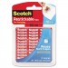 Scotch R100 Restickable Mounting Tabs, 1" x 1", 18/Pack MMMR100