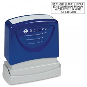 Sparco CS60458 Return Address Stamp SPRCS60458