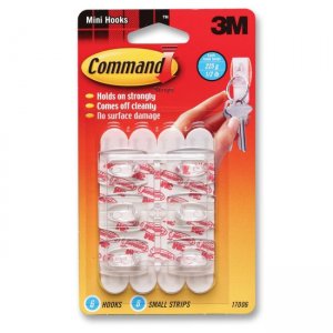 Command 17006 Mini Removable Hook MMM17006