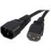 StarTech.com PXT1001410 10 ft 14 AWG Computer Power Cord Extension - C14 to C13
