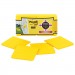 Post-it Notes Super Sticky F33012SSY Full Adhesive Notes, 3 x 3, Electric Yellow, 12/Pack MMMF33012SSY