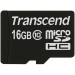 Transcend TS16GUSDC10 16GB microSD High Capacity (microSDHC) Card