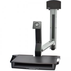 Ergotron 45-272-026 StyleView Sit-Stand Combo System with Worksurface