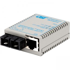 Omnitron Systems 1602-0-1 miConverter S/FXT SC Multimode 5km USB/US AC Powered 1602-0-x
