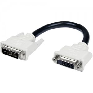 StarTech.com DVIDEXTAA6IN 6in DVI-D Dual Link Digital Port Saver Extension Cable M/F