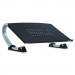 Allsop 30498 Adjustable Curve Notebook Stand, 15 x 11 1/2 x 6, Black/Silver ASP30498