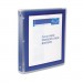 Avery AVE17638 Flexi-View Binder with Round Rings, 3 Rings, 1.5" Capacity, 11 x 8.5, Navy Blue