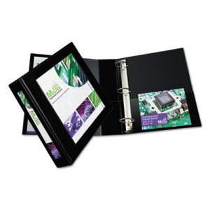 Avery 68032 Framed View Heavy-Duty Binder w/Locking 1-Touch EZD Rings, 2" Cap, Black AVE68032