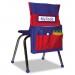 Carson-Dellosa Publishing CD158035 Chairback Buddy Pocket Chart, 12 x 22 1/2, Blue/Red CDPCD158035