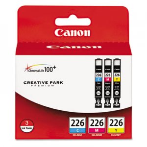 Canon 4547B005 4547B005 (CLI-226) Ink, Cyan/Magenta/Yellow, 3/PK CNM4547B005