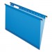 Pendaflex PFX615315BLU SureHook Hanging Folders, Legal Size, 1/5-Cut Tab, Blue, 20/Box